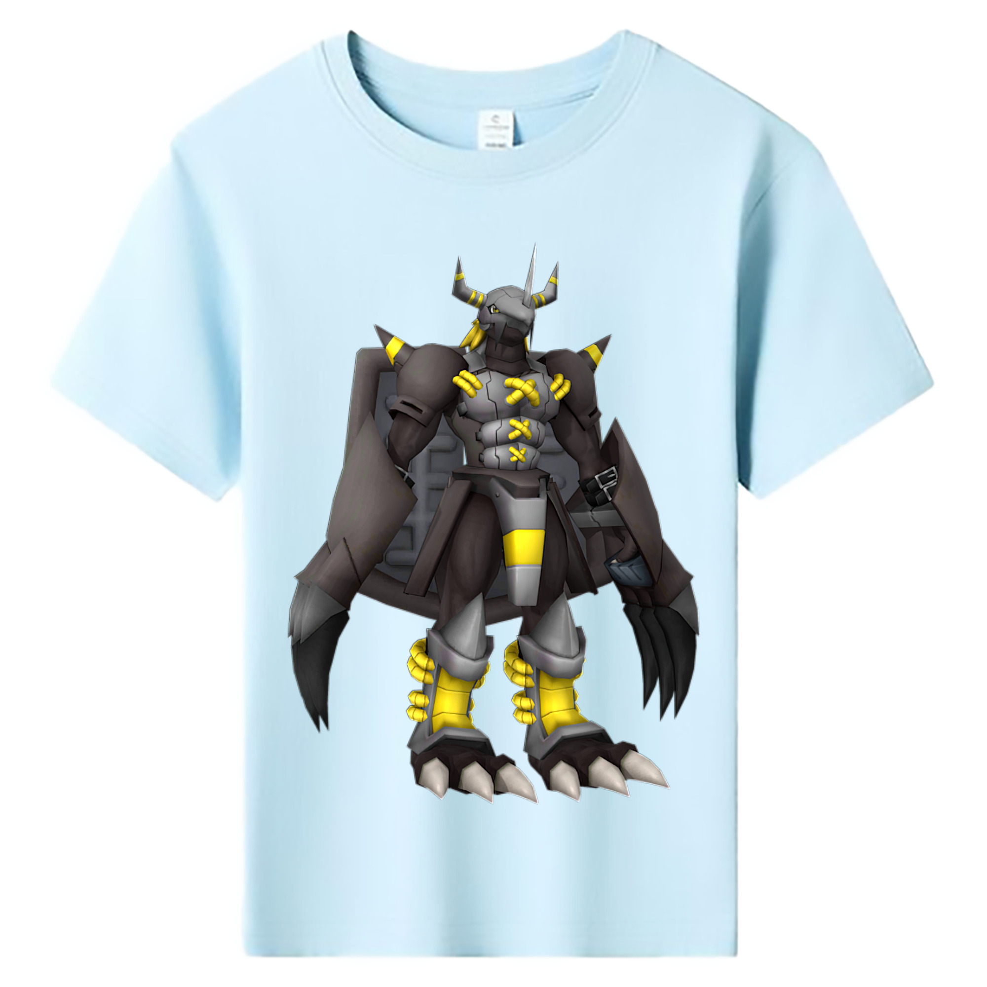 （画像用） Digimon デジタルモンスター/デジモン 綿100％キッズTシャツ（フロントプリント）